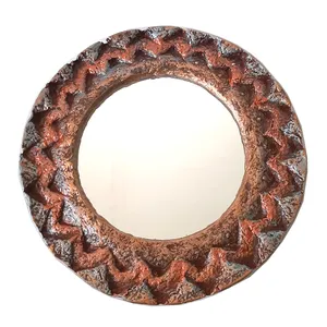 آینه رومیزی مدل پاپیه ماشه کد C401
