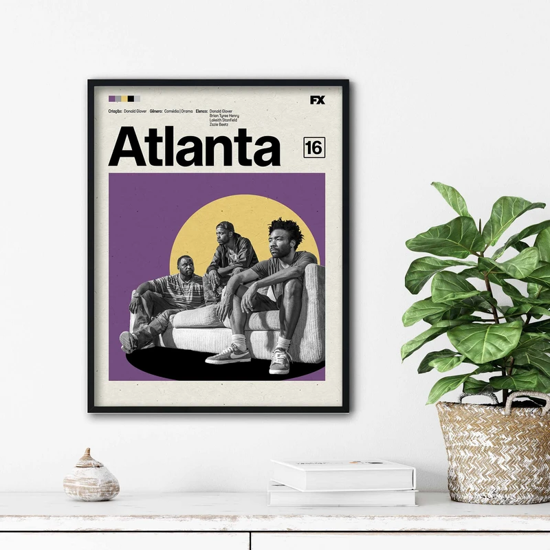 تابلو آتریسا طرح پوستر فیلم atlanta مدل ATm356