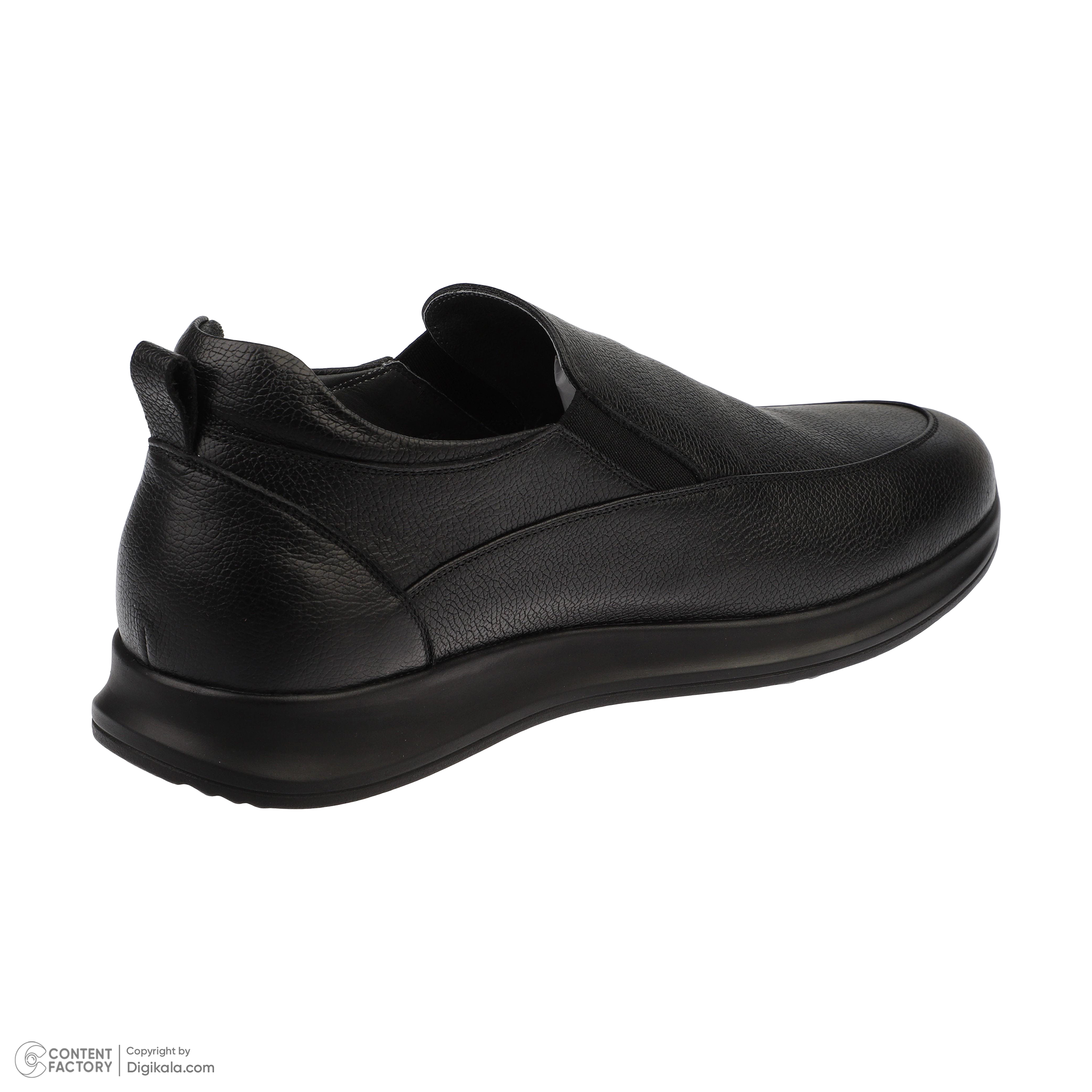 کفش روزمره مردانه چرم مشهد مدل J6261-001 -  - 6