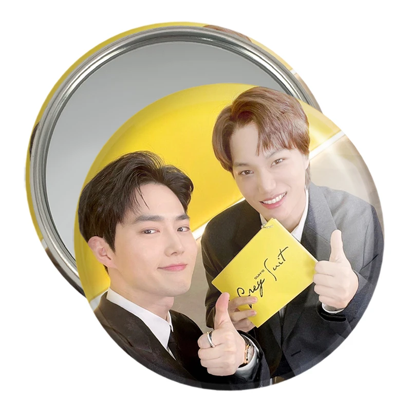 آینه جیبی خندالو مدل سهو و کای گروه اکسو EXO  کد 16799