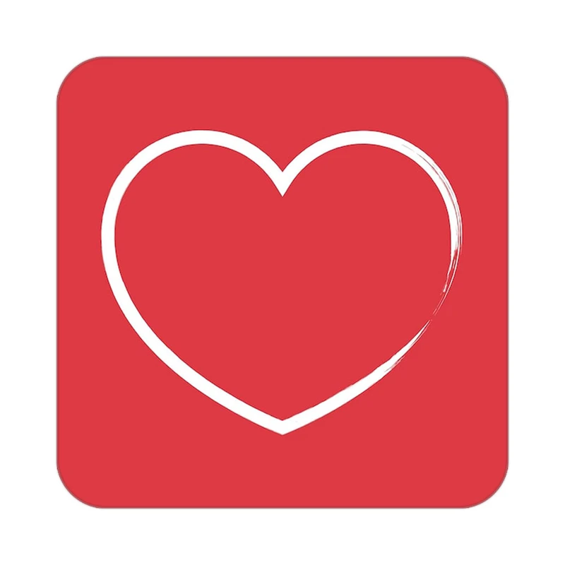 زیر لیوانی کاکتی طرح عاشقانه مدل mp41115