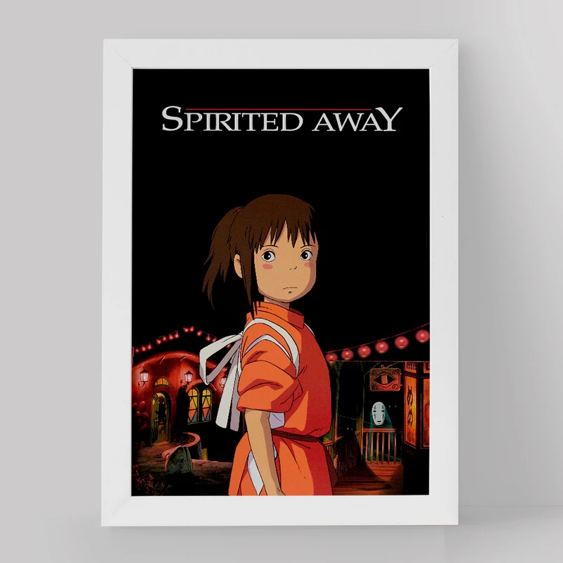 تابلو خندالو مدل انیمه شهر اشباح کد 4876