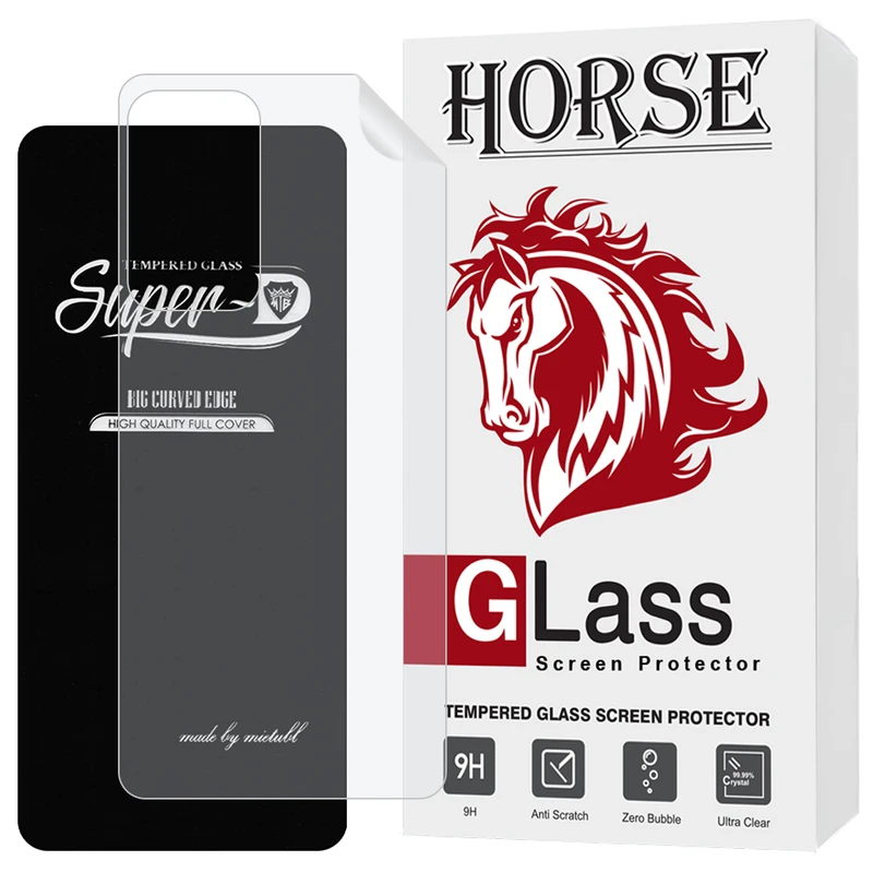 محافظ صفحه نمایش هورس مدل SUNH مناسب برای گوشی موبایل سامسونگ Galaxy A72 4G به همراه محافظ پشت گوشی