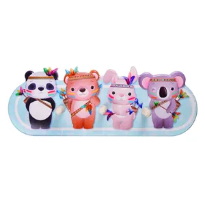 آویز لباس کودک مدل قبیله حیوانات کد AH-10