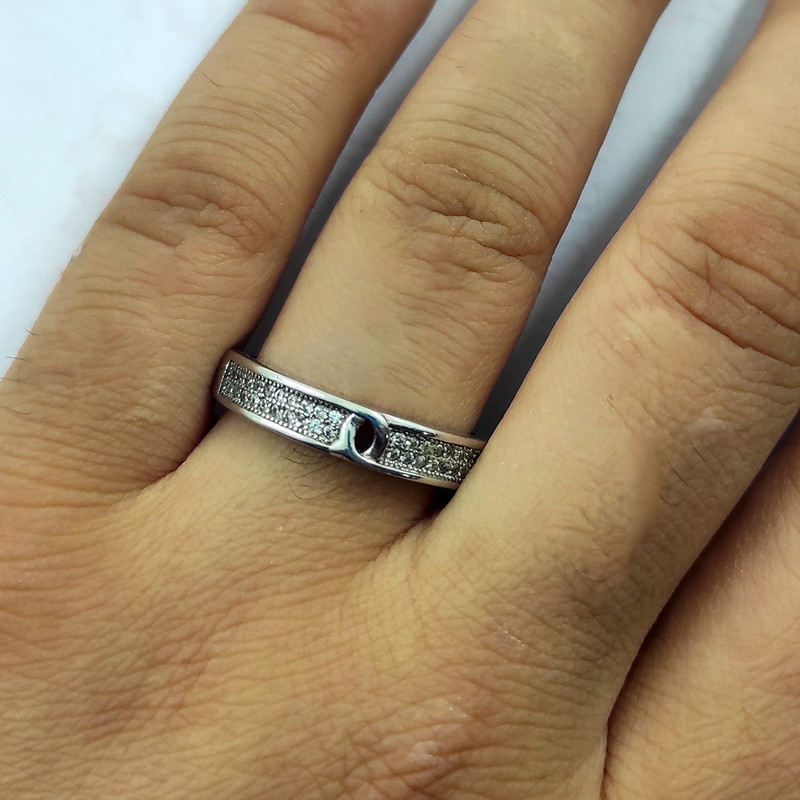 انگشتر نقره زنانه سلین کالا مدل حلقه MPS-10