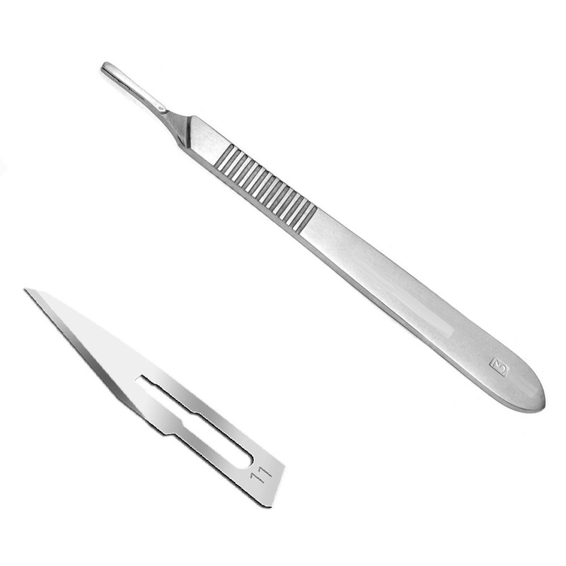 کاتر کد SKJMRJ002369 به همراه تیغ یدک بسته 11 عددی