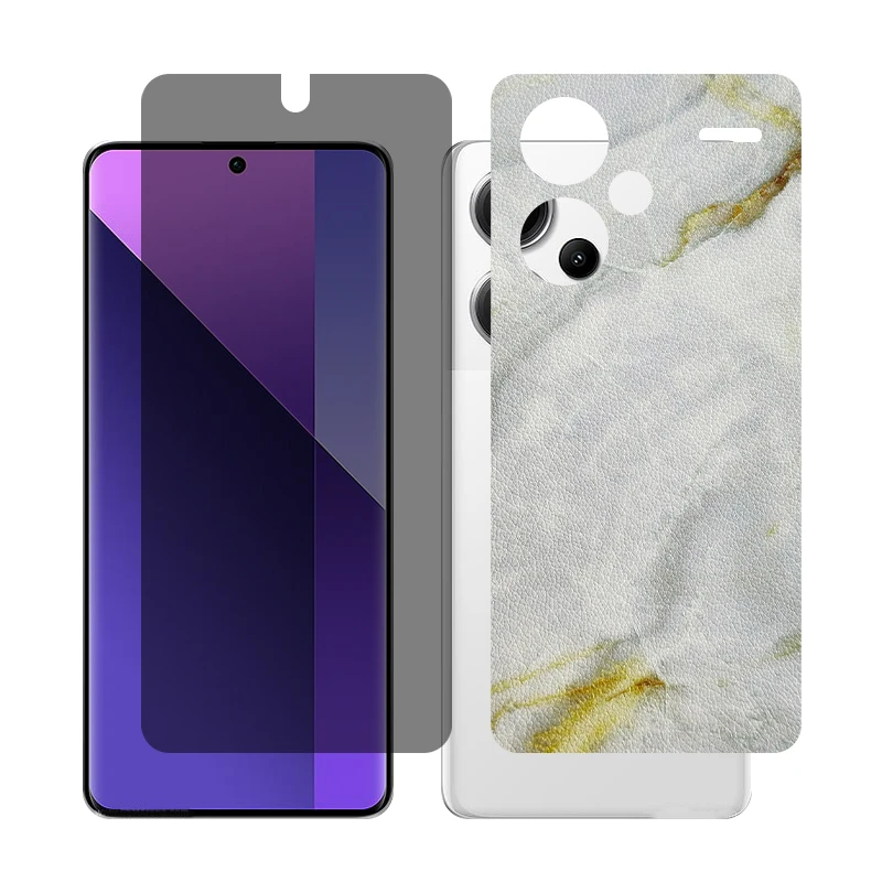 محافظ صفحه نمایش حریم شخصی گلس مدل Together مناسب برای گوشی موبایل شیائومی Redmi Note 13 Pro Plus به همراه برچسب پوششی پشت گوشی