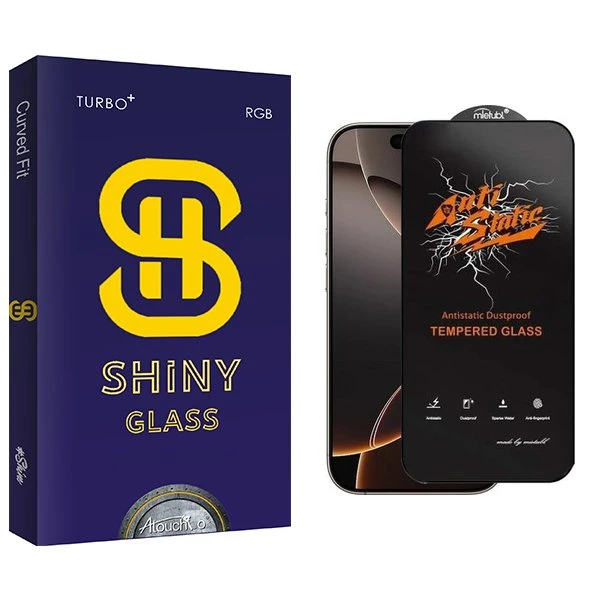 محافظ صفحه نمایش آتوچبو مدل Shinynewpkg Antistatic مناسب برای گوشی موبایل اپل iPhone 16 Pro Max