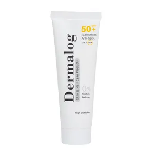 کرم ضد آفتاب بی‌رنگ صورت درمالوگ SPF 50 مدل 04 ‌محافظ در برابر اشعه UVA مناسب برای انواع پوست حجم 50 میلی‌لیتر