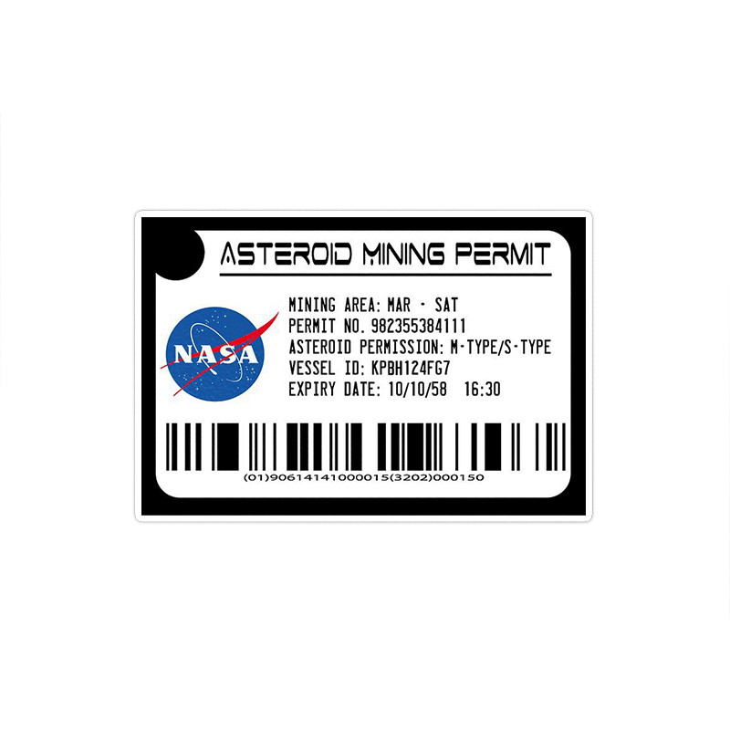 استیکر تزئینی موبایل و تبلت ماسا دیزاین طرح ناسا مدل STK896