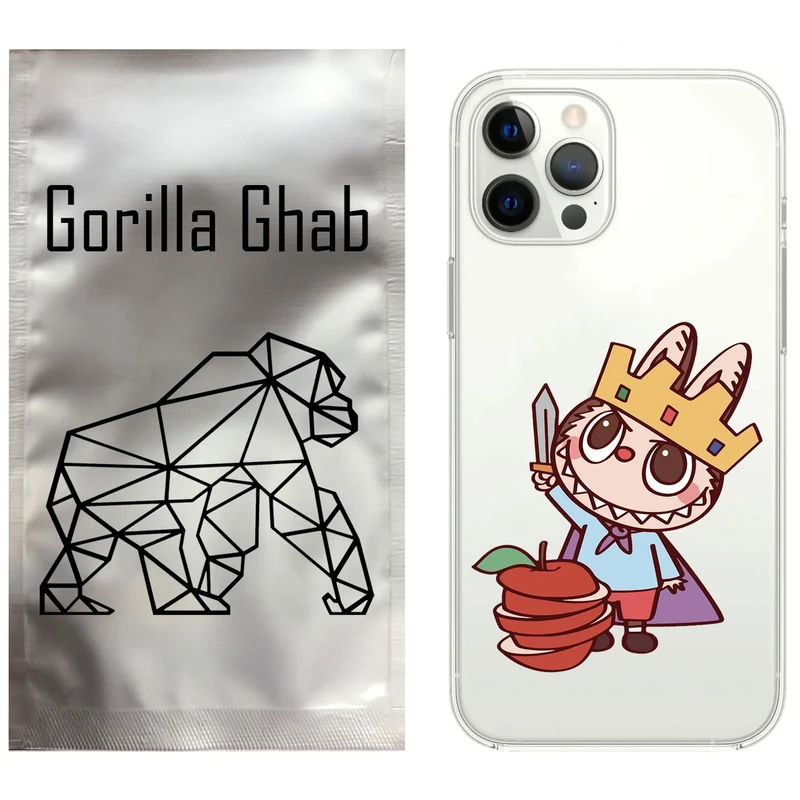 کاور گوریلا قاب مدل CLG کد 120 طرح لبوبو Labubu مناسب برای گوشی موبایل اپل iPhone 12 Pro