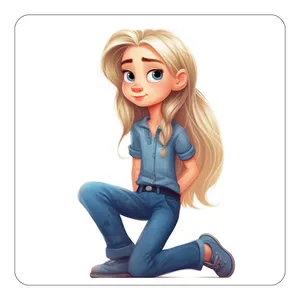 مگنت کاکتی طرح دختر مدل mp61535