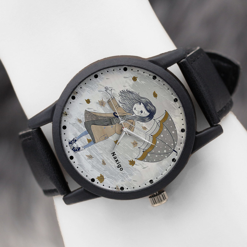 ساعت مچی عقربه ای ناکسیگو مدل دخترانه فانتزی کد LF12558 ساعت مچی عقربه ای ناکسیگو مدل دخترانه فانتزی کد LF12558