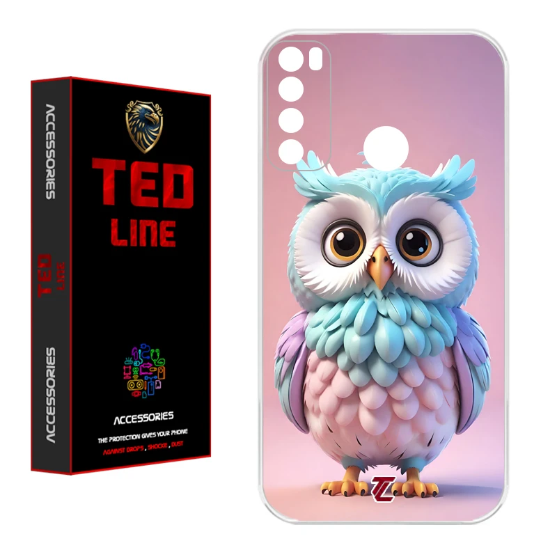 کاور تدلاین طرح جغد کد 1194 مناسب برای گوشی موبایل شیائومی Redmi Note 8