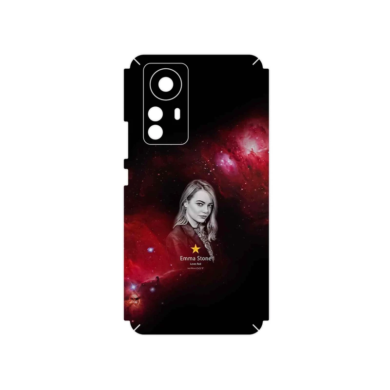 برچسب پوششی ماهوت مدل Emma Stone مناسب برای گوشی موبایل شیائومی 12 Pro