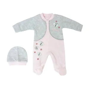 ست سرهمی و کلاه نوزادی مدل Omorfy baby 