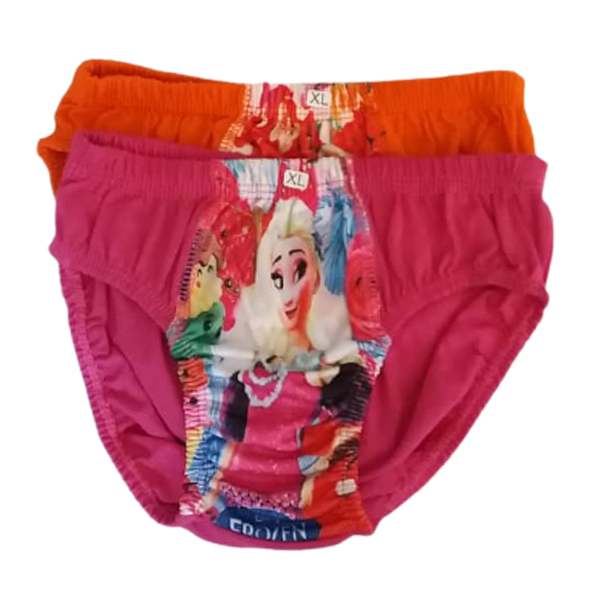 شورت دخترانه مدل جلو چاپی کد 885  مجموعه 2 عددی