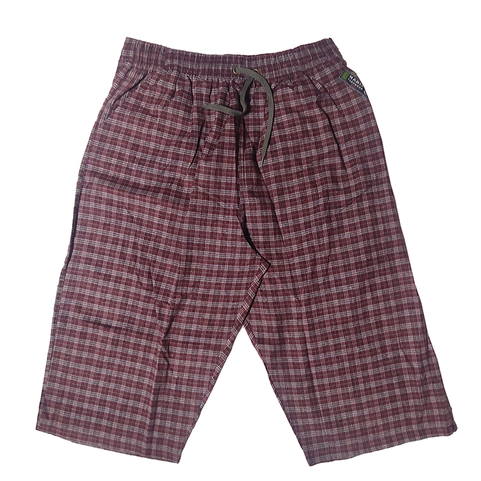  شلوارک مردانه مدل چهارخونه رنگ قرمز 