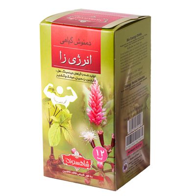 نقد و بررسی دمنوش گیاهی انرژی زا شاهسوند بسته 12 عددی توسط خریداران