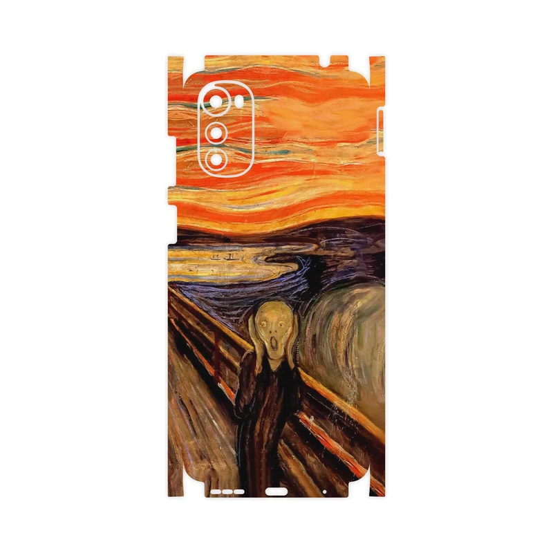 برچسب پوششی ماهوت مدل The Scream of Munch-FullSkin مناسب برای گوشی موبایل موتورولا Moto E32s
