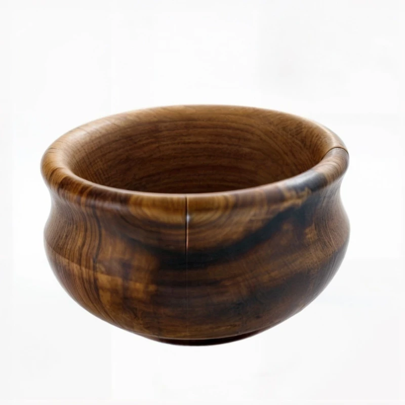 کاسه چوبی مدل دیگچه کد KA 003