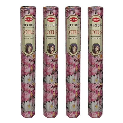 عود هم مدل Lotus مجموعه چهار عددی بسته 20 عددی