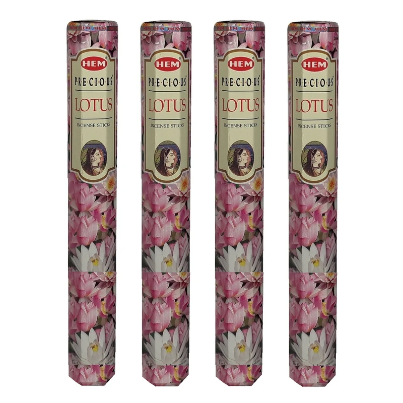 عود هم مدل Lotus مجموعه چهار عددی بسته 20 عددی