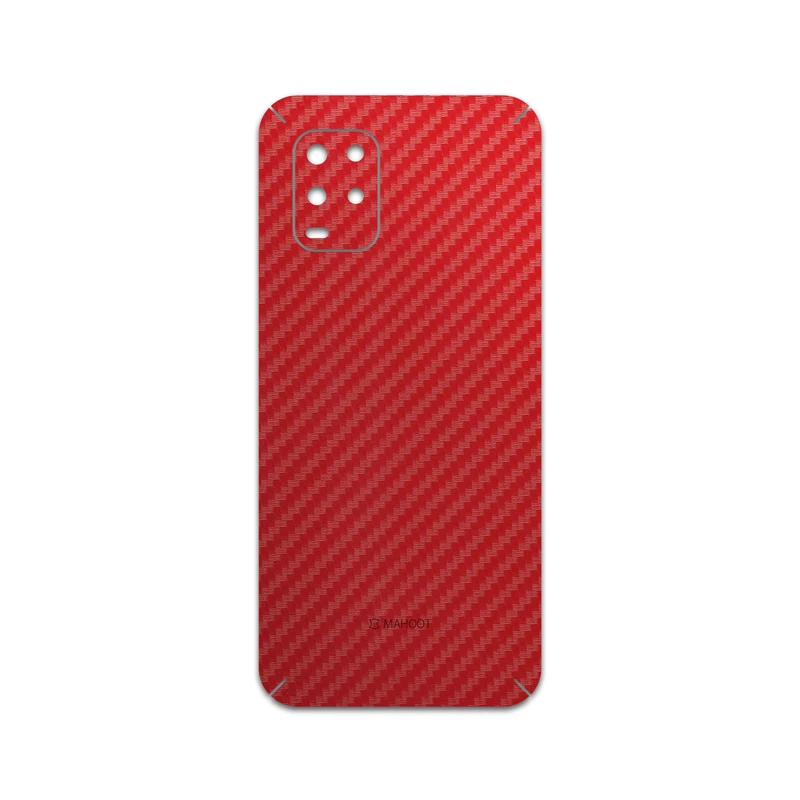 برچسب پوششی ماهوت مدل Red-Fiber مناسب برای گوشی موبایل شیائومی Mi 10 Lite 5G