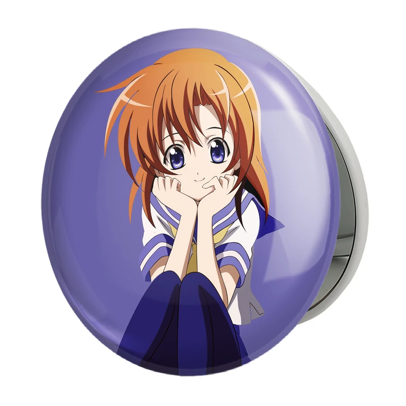 آینه جیبی خندالو طرح رنا انیمه هیگوراشی وقتی اشک می ریزد مدل تاشو کد 18136 