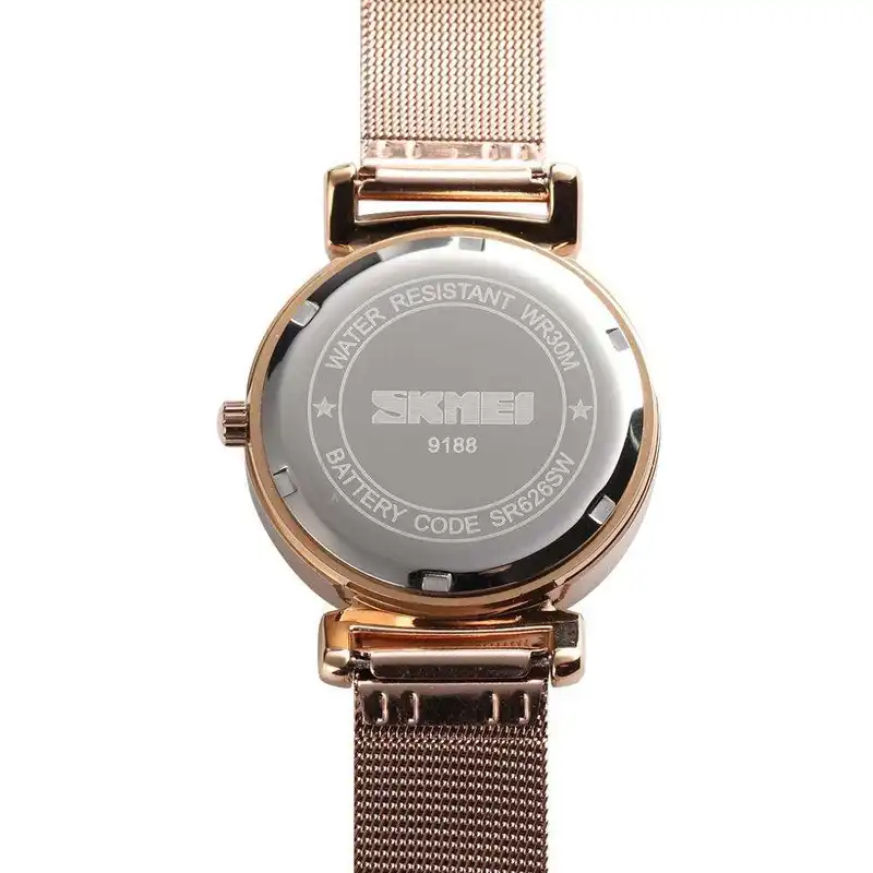 ساعت مچی عقربه ای زنانه اسکمی مدل 9188BR