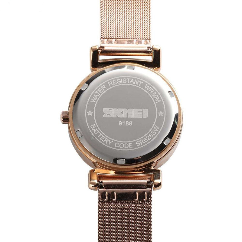 ساعت مچی عقربه ای زنانه اسکمی مدل 9188BR