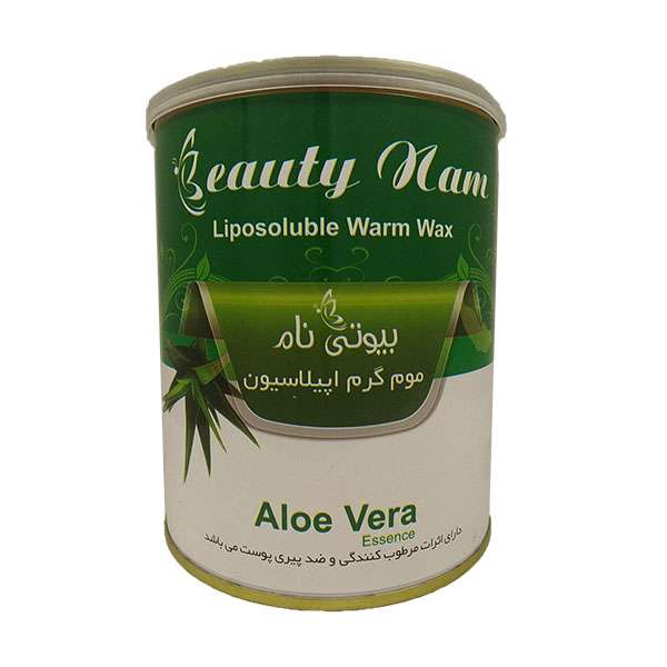موم بیوتی نام مدل Aloe vera وزن 800 گرم