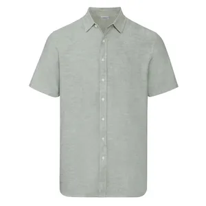 پیراهن آستین کوتاه مردانه لیورجی مدل لینن کد 9854131