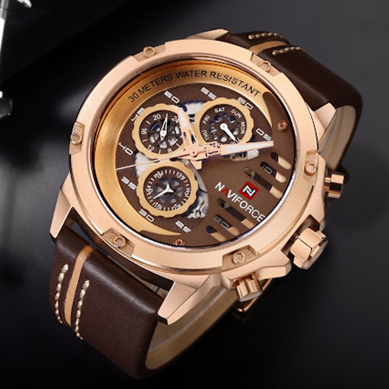 ساعت مچی عقربهای مردانه نیوی فورس مدل nf9110m ساعت مچی عقربهای مردانه نیوی فورس مدل nf9110m