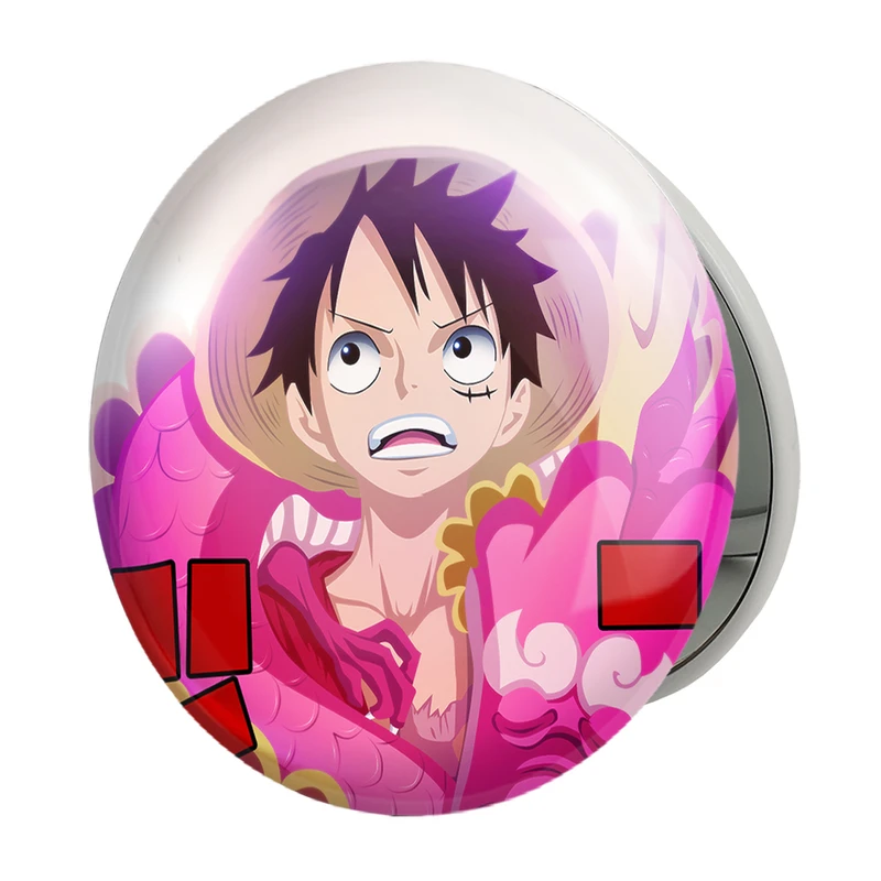 آینه جیبی خندالو طرح لوفی انیمه وان پیس One Piece مدل تاشو کد 17253 