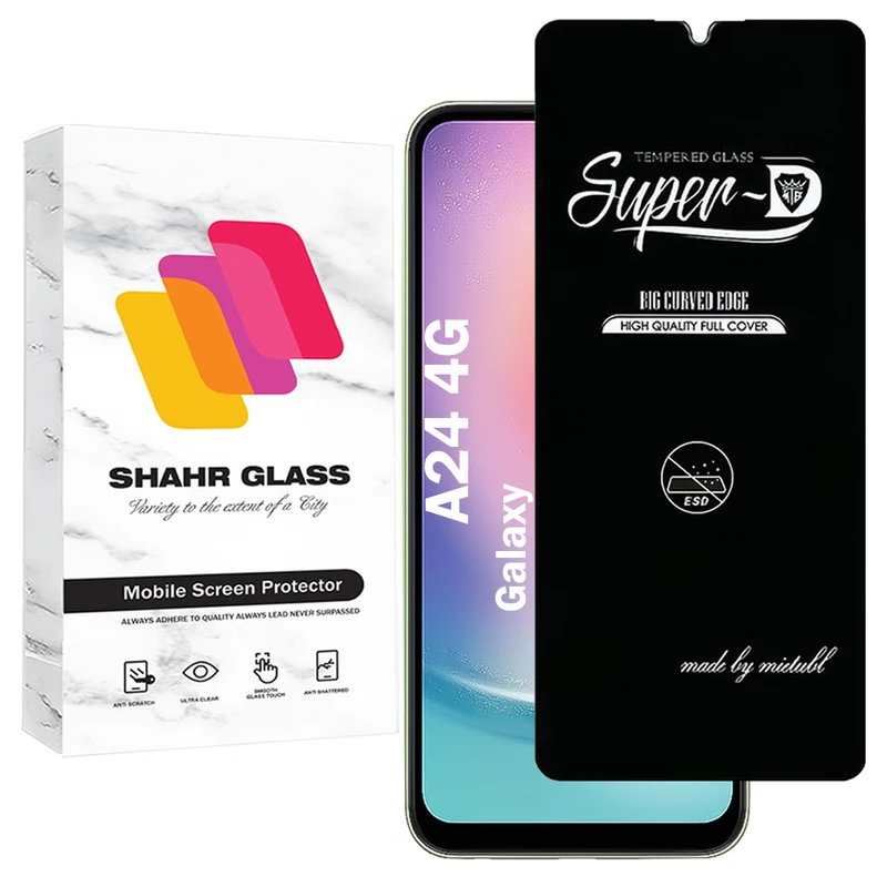 محافظ صفحه نمایش شهر گلس مدل SUPERDNSH مناسب برای گوشی موبایل سامسونگ Galaxy A24 4G