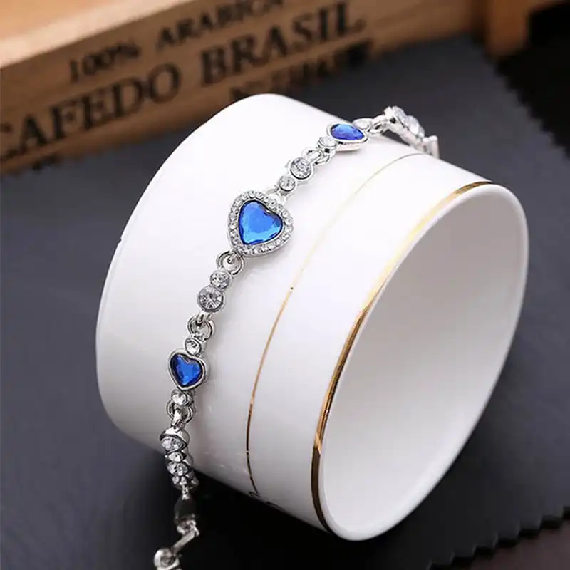 دستبند زنانه مدل قلب کد 00738