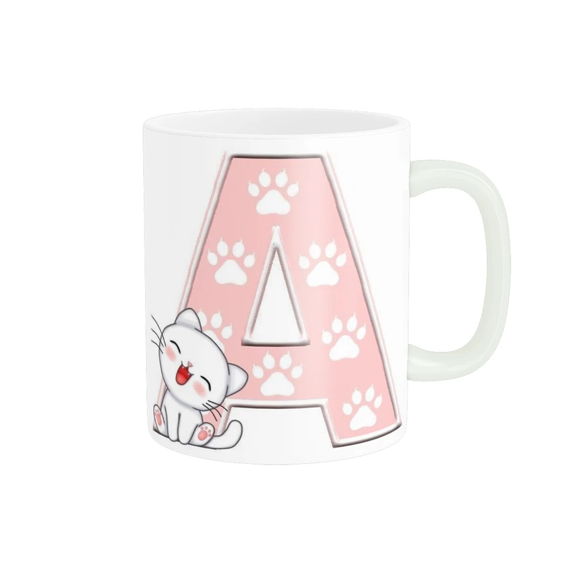 ماگ پاد آفرین طرح حرف A کد 1746