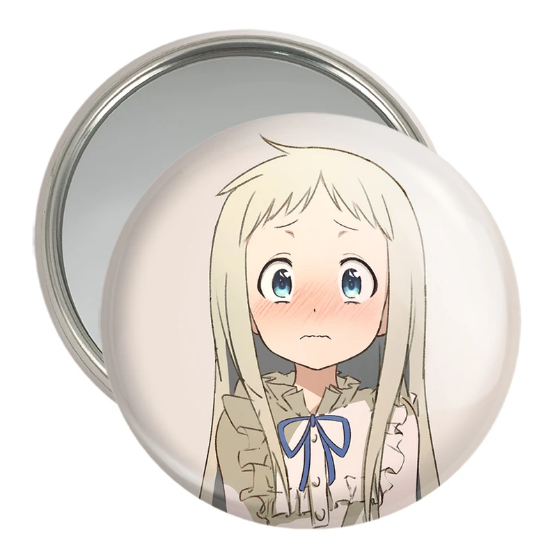 آینه جیبی خندالو مدل میکو هونما و جینتو انیمه آنوهانا کد 31947