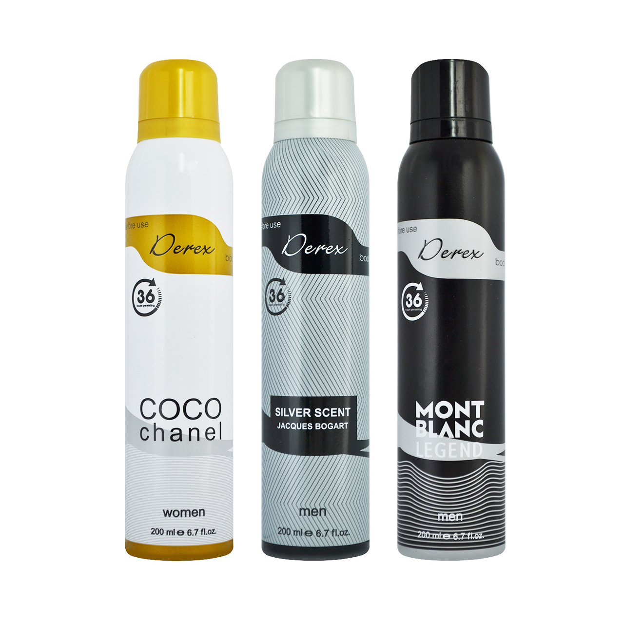 اسپری بدن زنانه دریکس مدل T01 حجم 200 میلی لیتر مجموعه ۳ عددی