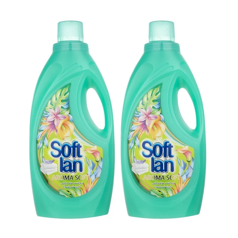 نرم کننده حوله و لباس سافتلن مدل Aroma Soft وزن 1900 گرم بسته 2 عددی
