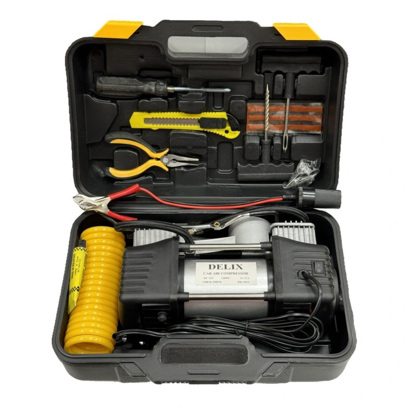 کمپرسور باد فندکی دلیکس مدل DL12V کمپرسور باد فندکی دلیکس مدل DL12V