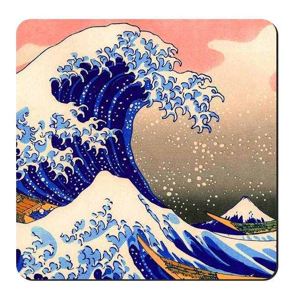  زیر لیوانی طرح نقاشی ژاپنی کد nzl668