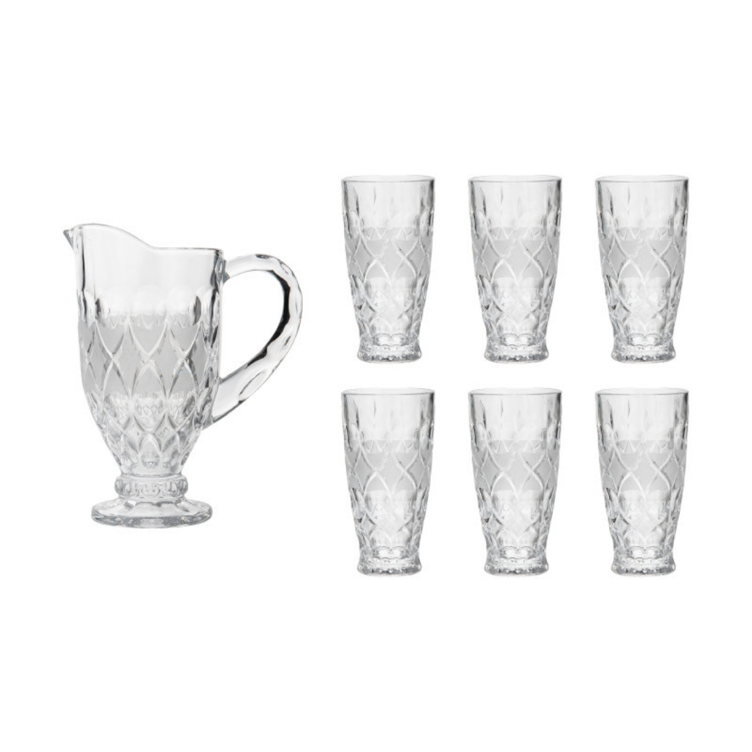 ست پارچ و لیوان 7 پارچه مدل angoloka 116