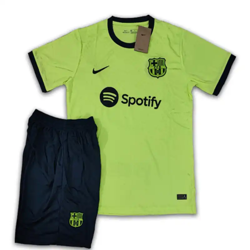 ست تی شرت و شلوارک ورزشی مردانه مدل بارسلونا کد Training 2024