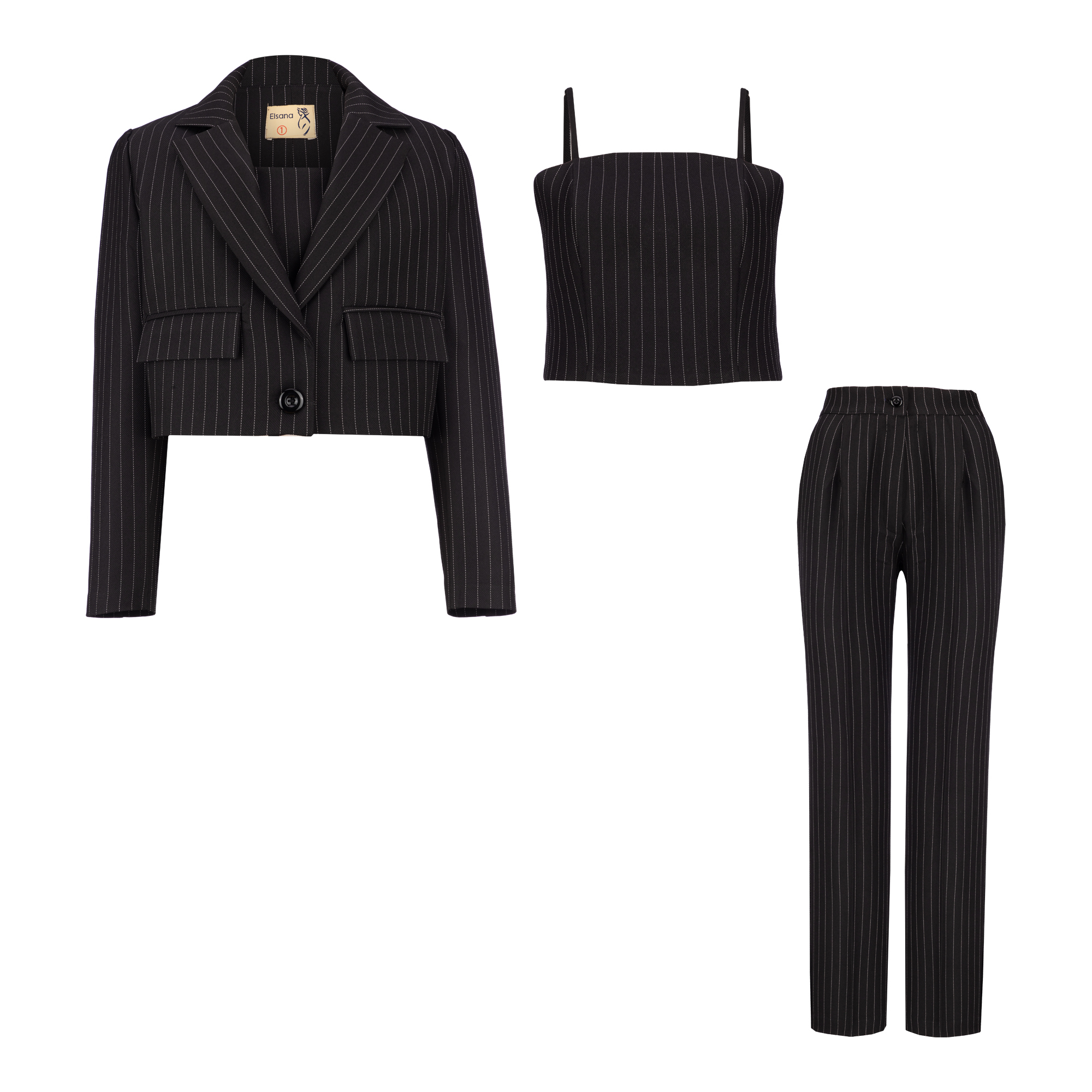 ست 3 تکه لباس زنانه السانا مدل سانیلا کد 210301