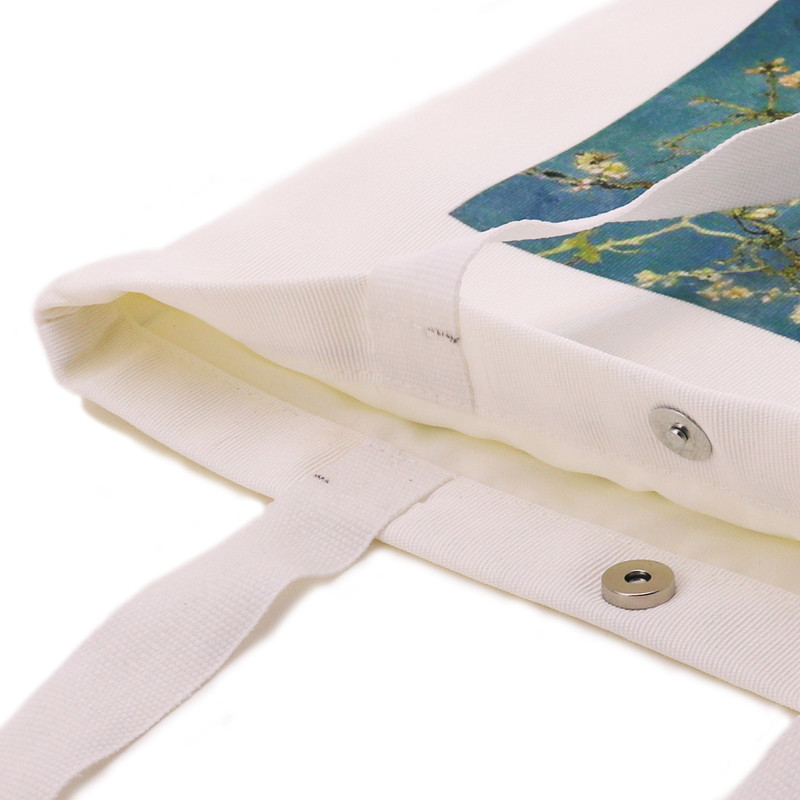 ساک دستی مدل نقاشی شکوفههای بادام وینسنت ون گوگ کد 9387