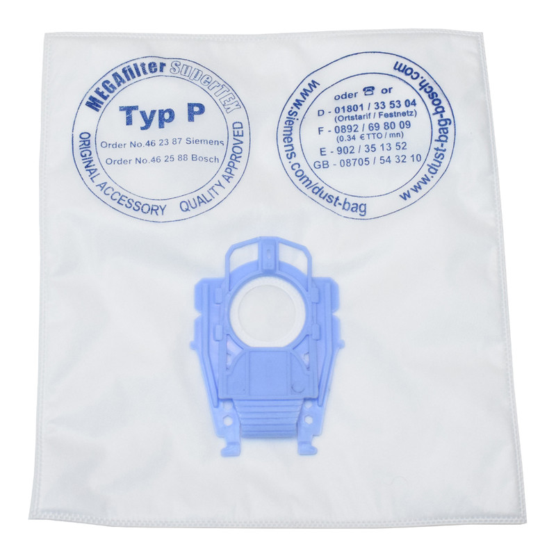 پاکت جاروبرقی رایکا مدل هپا بسته 5 عددی مناسب برای جاروبرقی بوش 2000