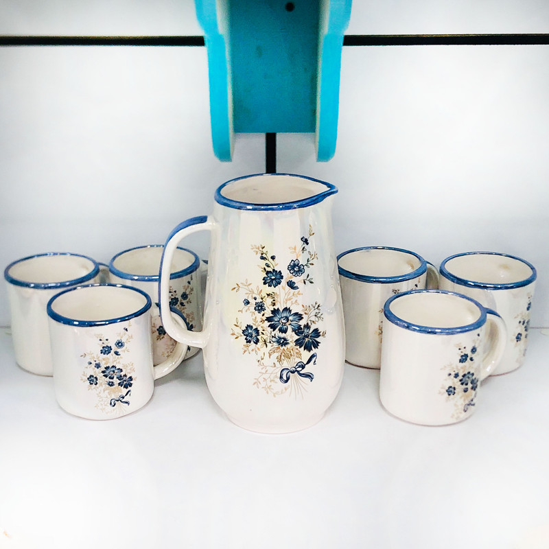 ست 7 تکه پارچ و لیوان مدل لاستر