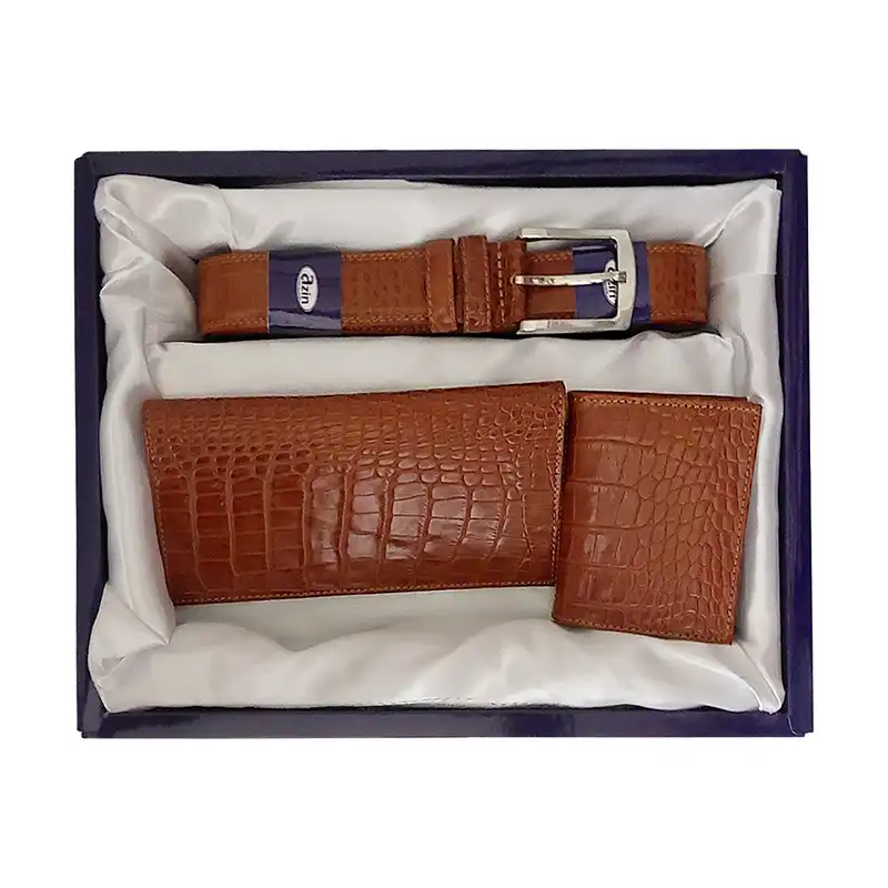 ست هدیه مردانه آذین چرم کد 150033